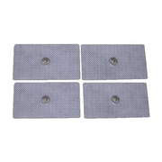 Elettrodi adesivi 45x98 mm con bottone (4 Pz)