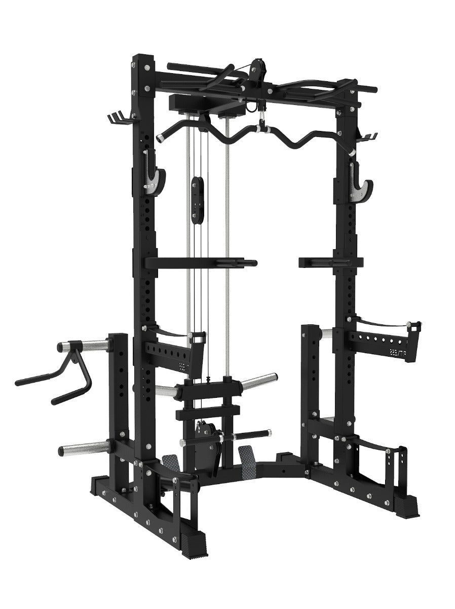 Power Rack and Lat e Pulley