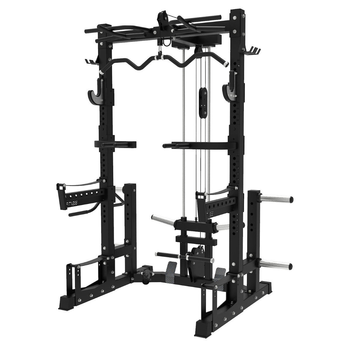 Power Rack and Lat e Pulley