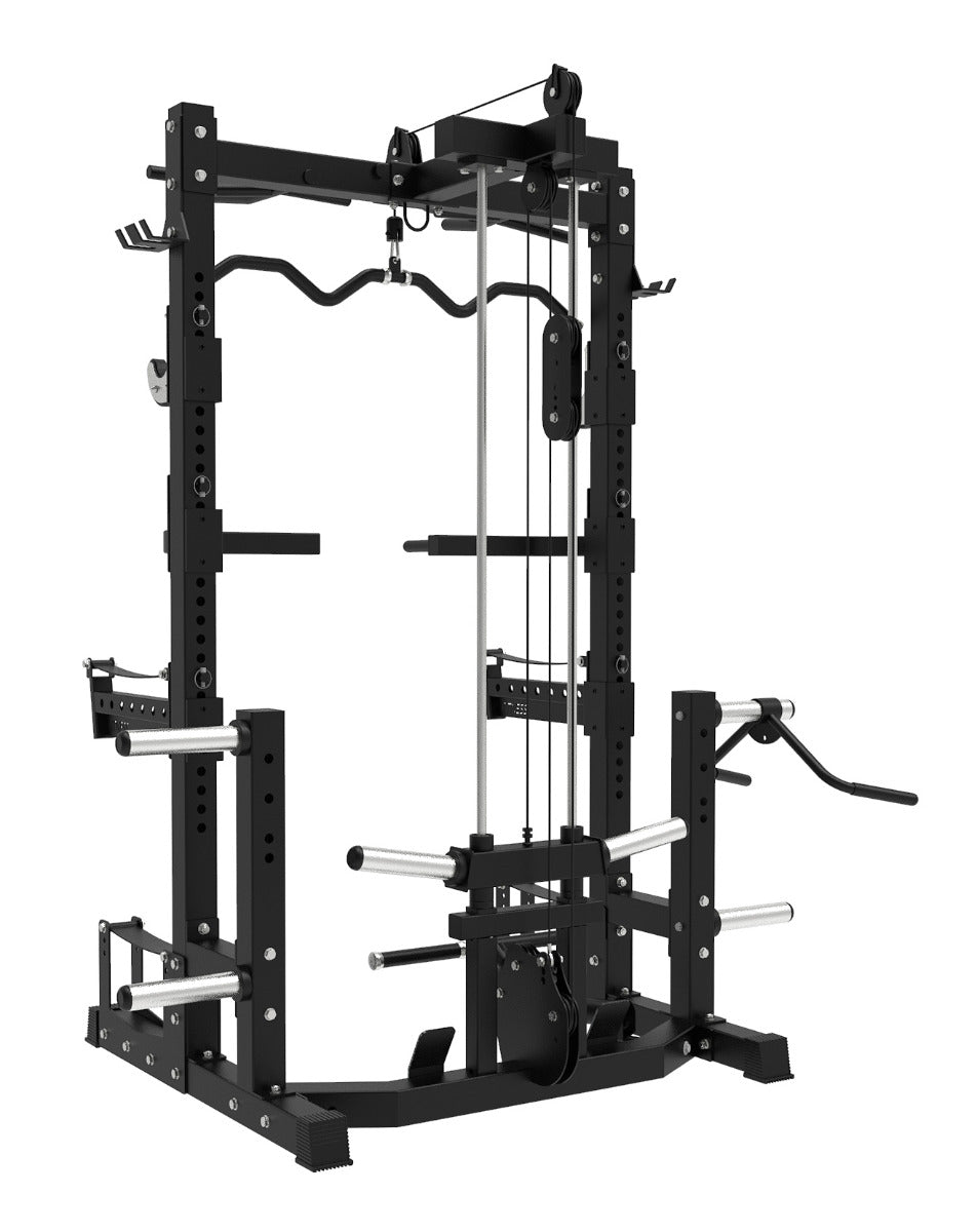 Power Rack und Lat e Pulley