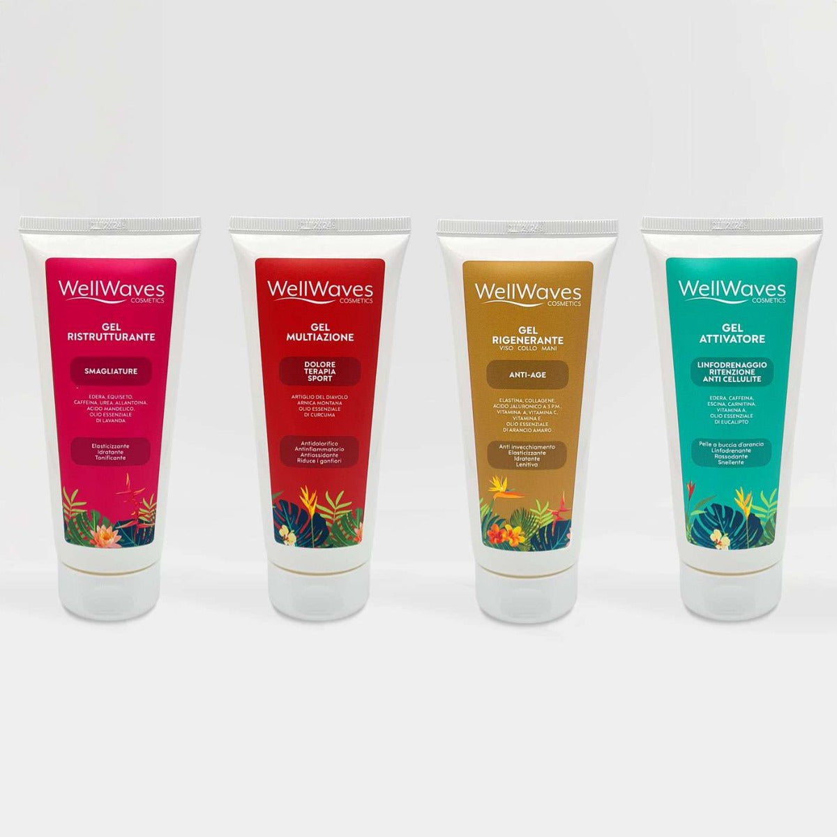 Set di 4 gel WellWaves