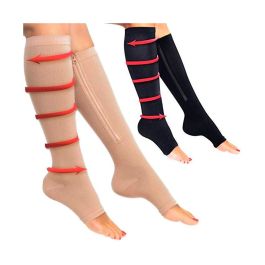 Calze A Compressione Graduata Per Viaggio E Volo | Unisex | Taglia Unica | 80 DEN | Anti TVP - 2